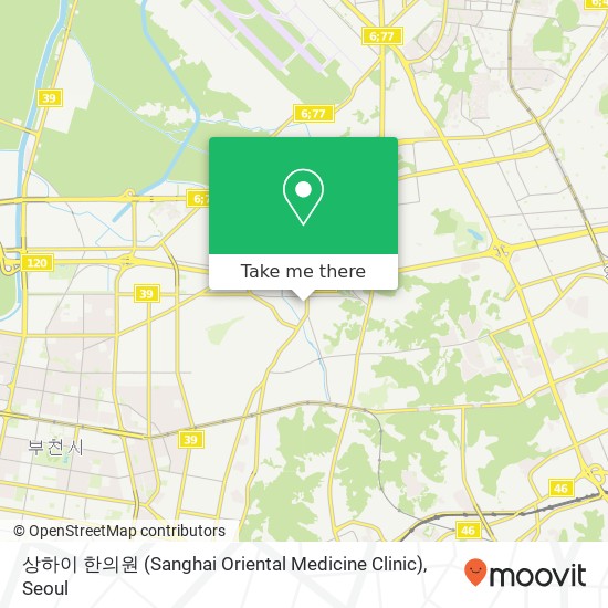 상하이 한의원 (Sanghai Oriental Medicine Clinic) map