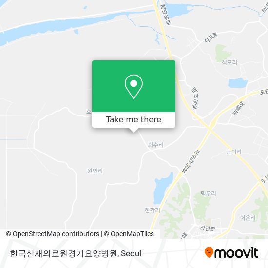 한국산재의료원경기요양병원 map