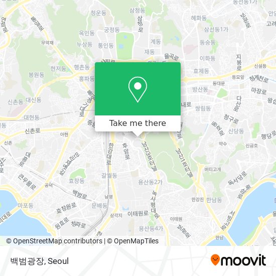 백범광장 map