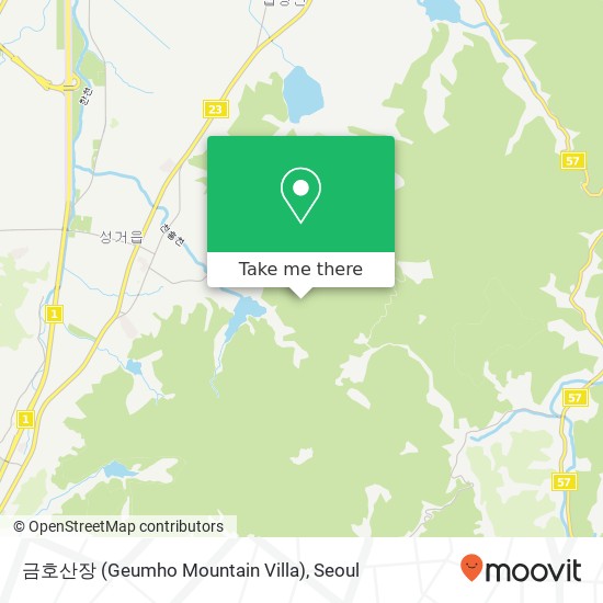 금호산장 (Geumho Mountain Villa) map