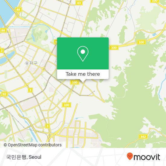 국민은행 map