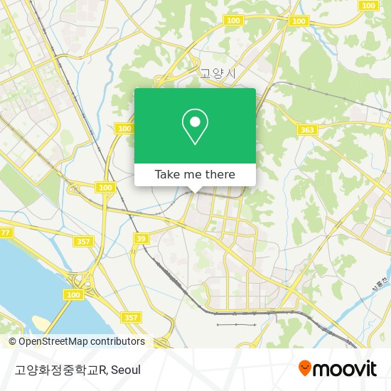고양화정중학교R map