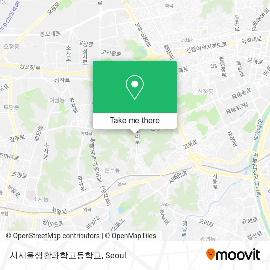 서서울생활과학고등학교 map