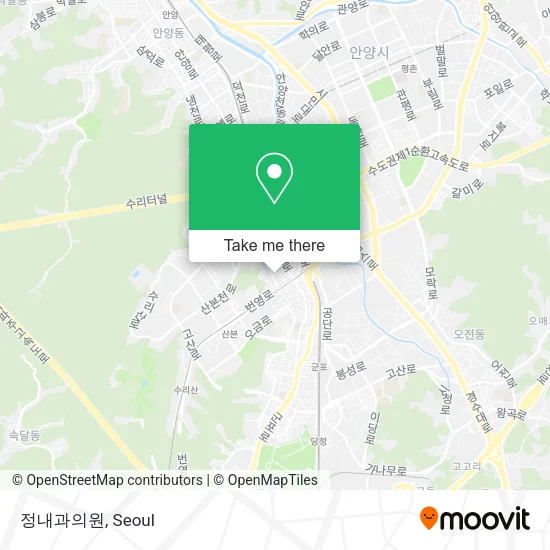 정내과의원 map