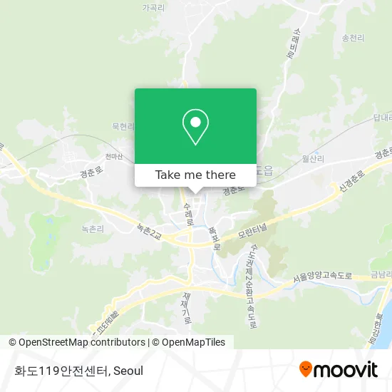 화도119안전센터 map