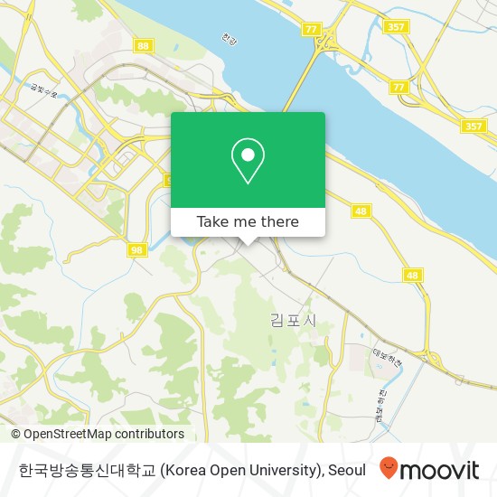 한국방송통신대학교 (Korea Open University) map