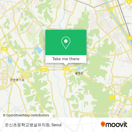 온신초등학교병설유치원 map