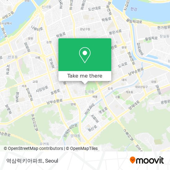역삼럭키아파트 map