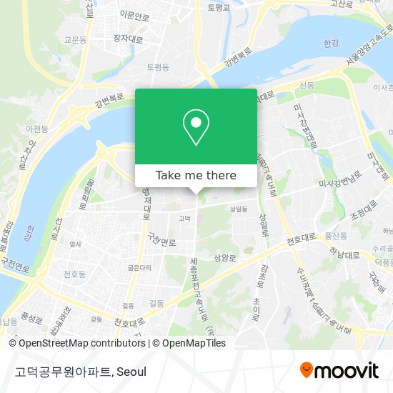 고덕공무원아파트 map