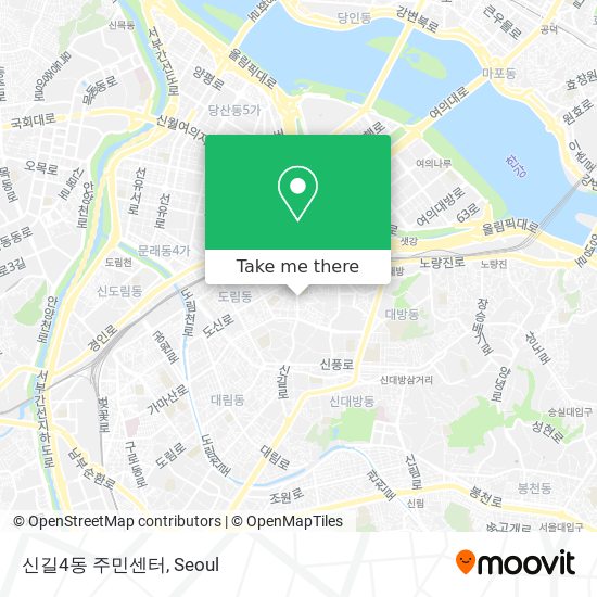 신길4동 주민센터 map