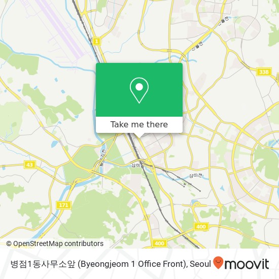 병점1동사무소앞 (Byeongjeom 1 Office Front) map