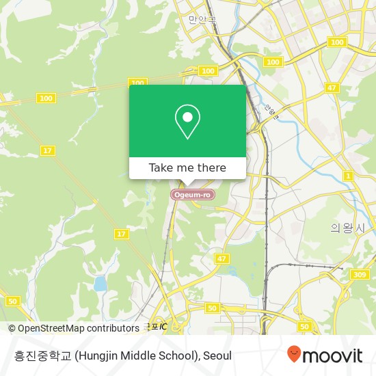 흥진중학교 (Hungjin Middle School) map