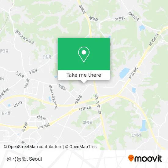 원곡농협 map