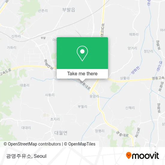 광명주유소 map