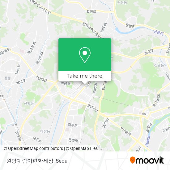 원당대림이편한세상 map