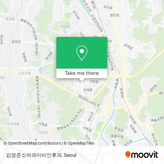 김영준소아과이비인후과 map
