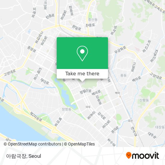 아람극장 map