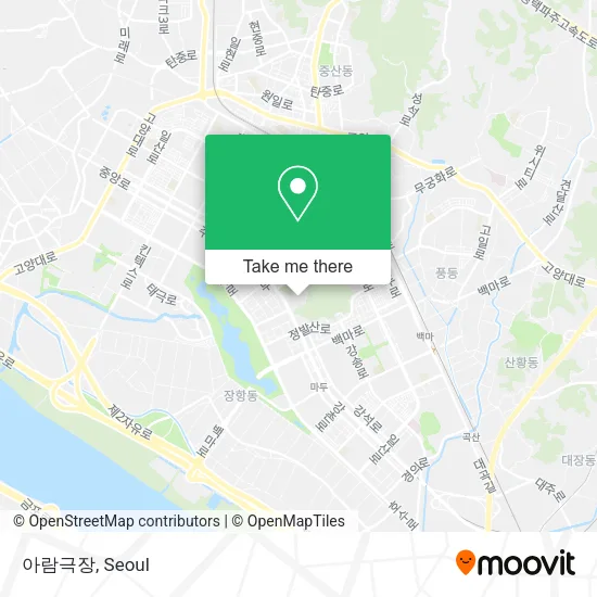 아람극장 map