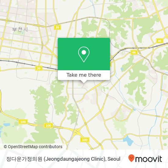 정다운가정의원 (Jeongdaungajeong Clinic) map
