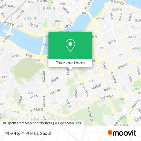 반포4동주민센터 map