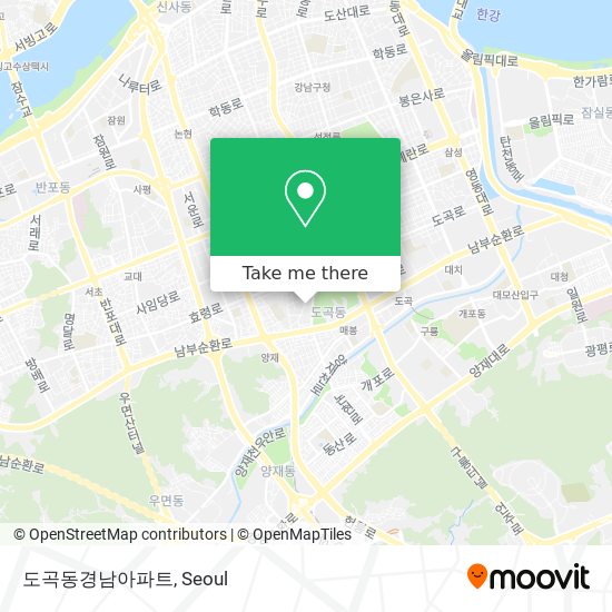 도곡동경남아파트 map