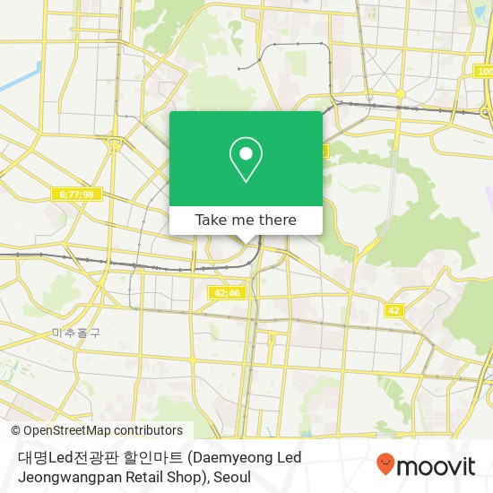 대명Led전광판 할인마트 (Daemyeong Led Jeongwangpan Retail Shop) map