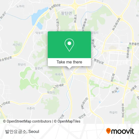 발안요금소 map