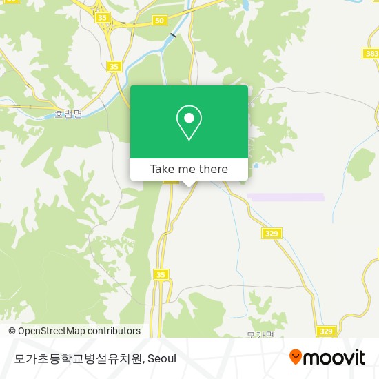 모가초등학교병설유치원 map