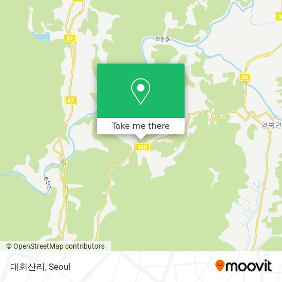 대회산리 map