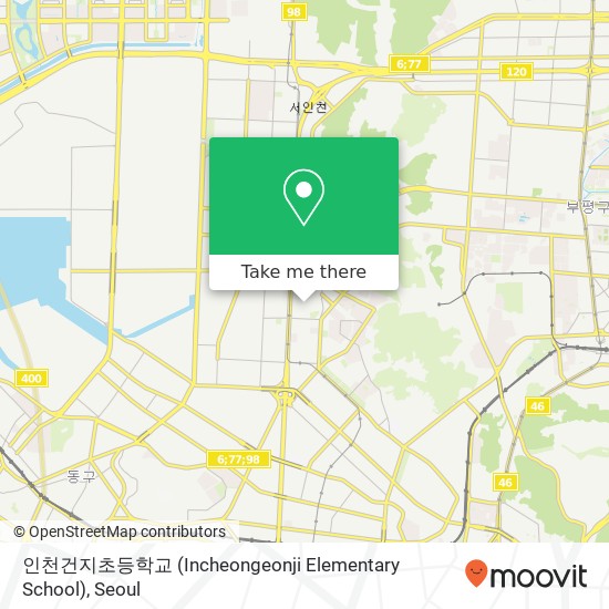 인천건지초등학교 (Incheongeonji Elementary School) map