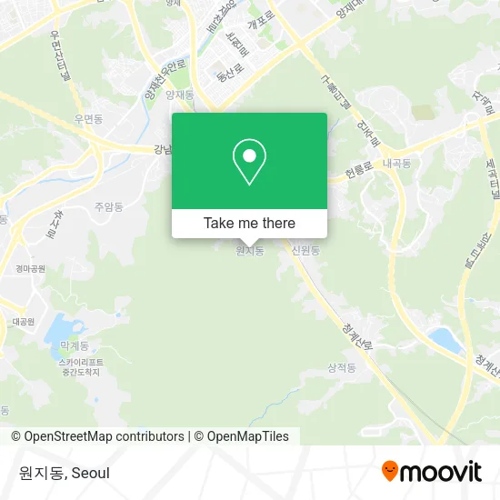원지동 map
