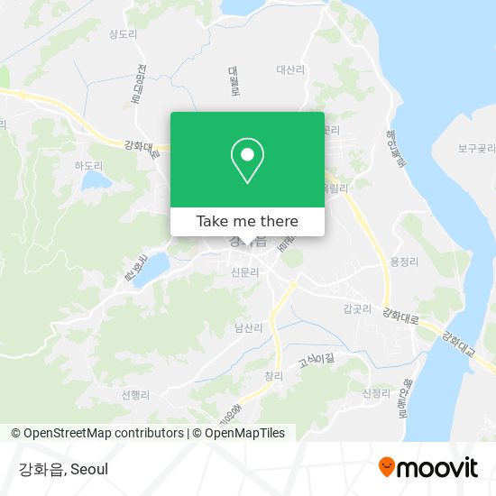 강화읍 map