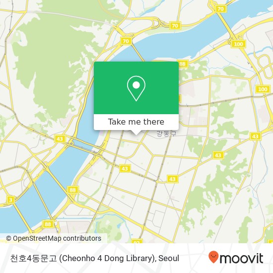 천호4동문고 (Cheonho 4 Dong Library) map