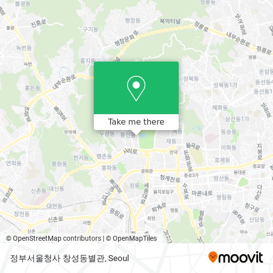 정부서울청사 창성동별관 map
