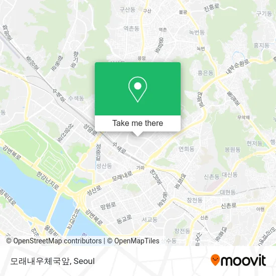 모래내우체국앞 map