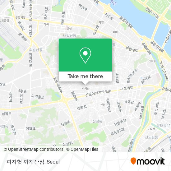 피자헛 까치산점 map