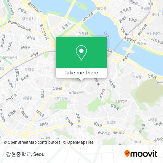 강현중학교 map