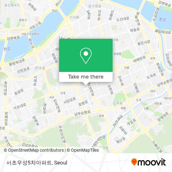 서초우성5차아파트 map