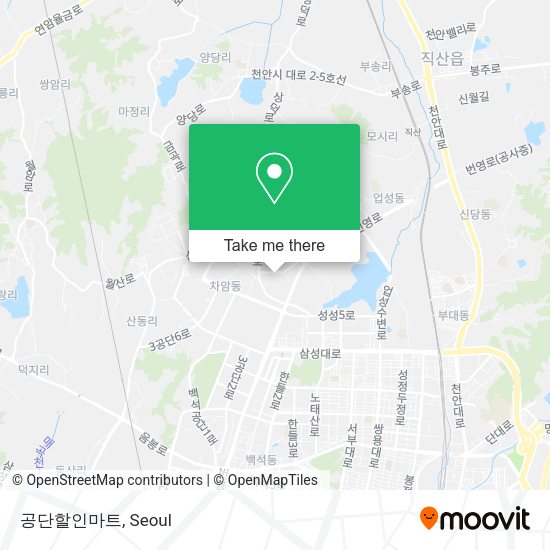 공단할인마트 map