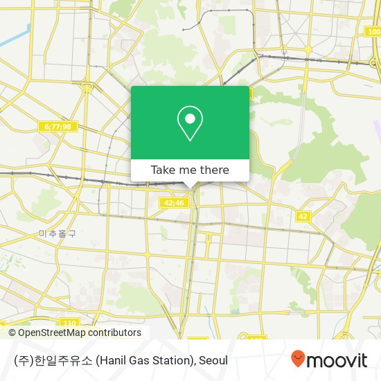 (주)한일주유소 (Hanil Gas Station) map