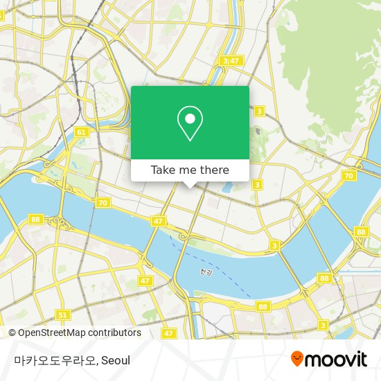 마카오도우라오 map