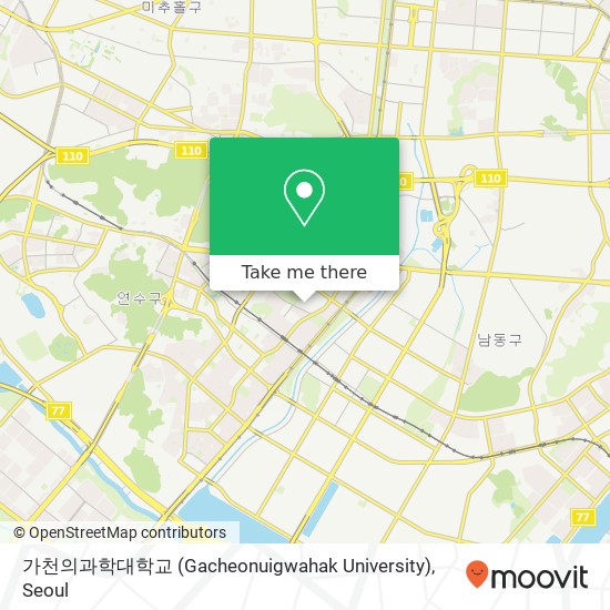 가천의과학대학교 (Gacheonuigwahak University) map