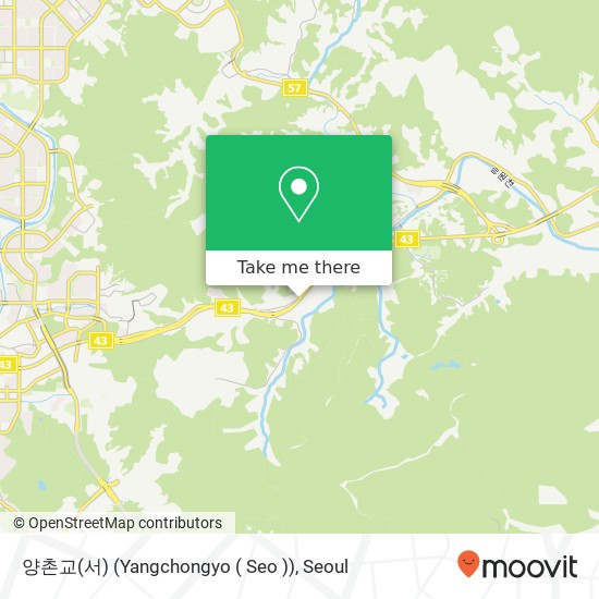 양촌교(서) (Yangchongyo ( Seo )) map