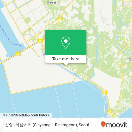 신영1리삼거리 (Sinyeong 1 Risamgeori) map