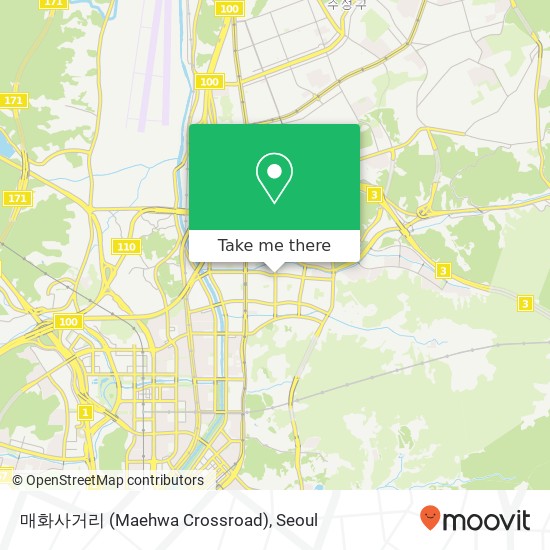 매화사거리 (Maehwa Crossroad) map