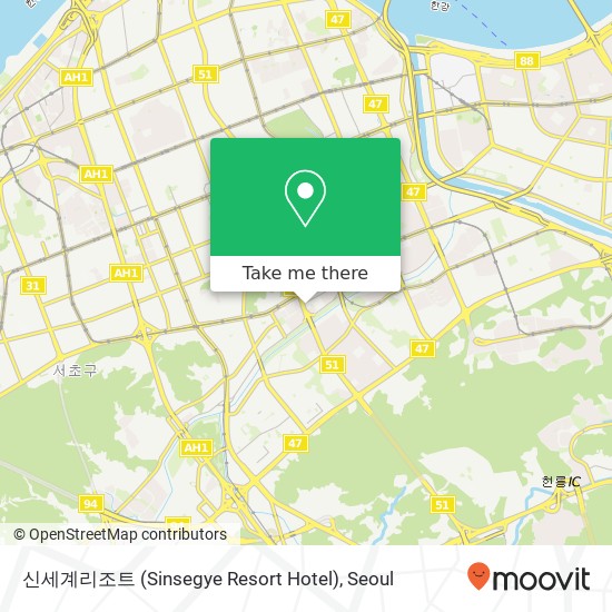 신세계리조트 (Sinsegye Resort Hotel) map