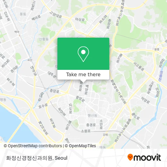 화정신경정신과의원 map