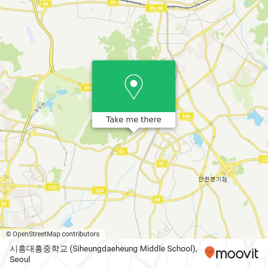 시흥대흥중학교 (Siheungdaeheung Middle School) map