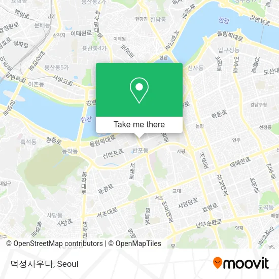 덕성사우나 map