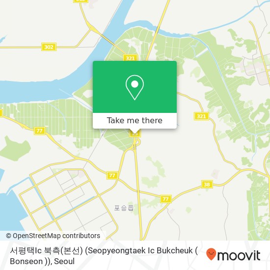 서평택Ic 북측(본선) (Seopyeongtaek Ic Bukcheuk ( Bonseon )) map